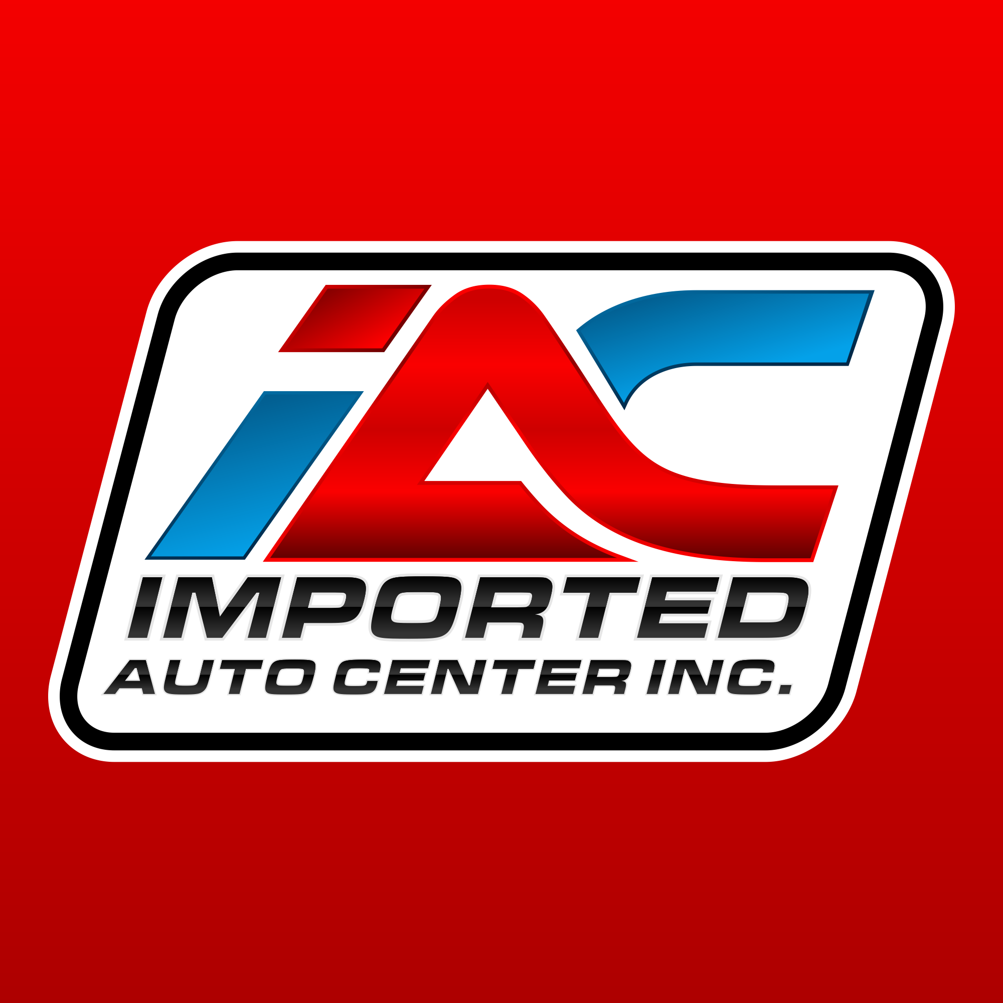 Red imported auto logo